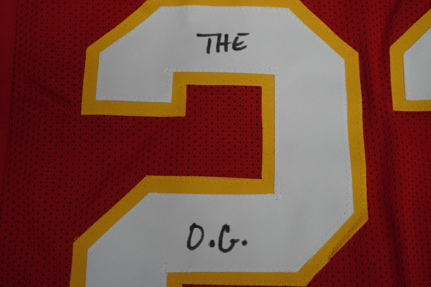 PAT PATRICK MAHOMES SR KANSAS CITY CHIEFS SIGNED JERSEY w/OG MVPMAKER BAS