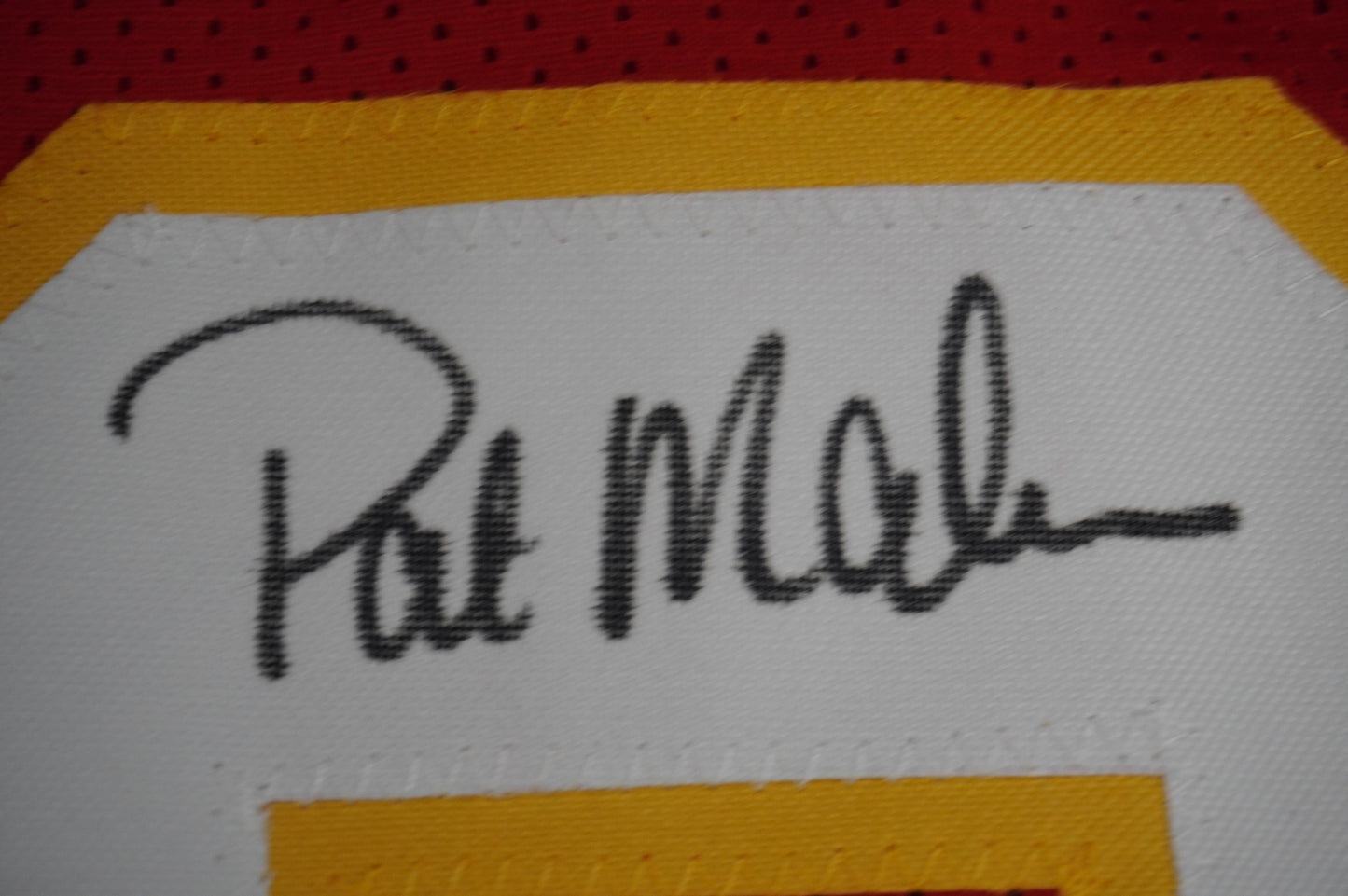 PAT PATRICK MAHOMES SR KANSAS CITY CHIEFS SIGNED JERSEY w/OG MVPMAKER BAS