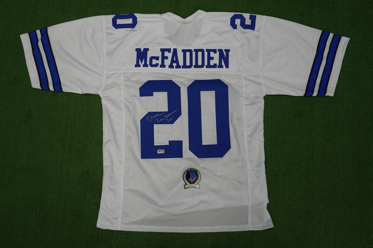 DARREN McFADDEN DALLAS COWBOYS SIGNED JERSEY Arkansas Razorbacks 2XL BAS