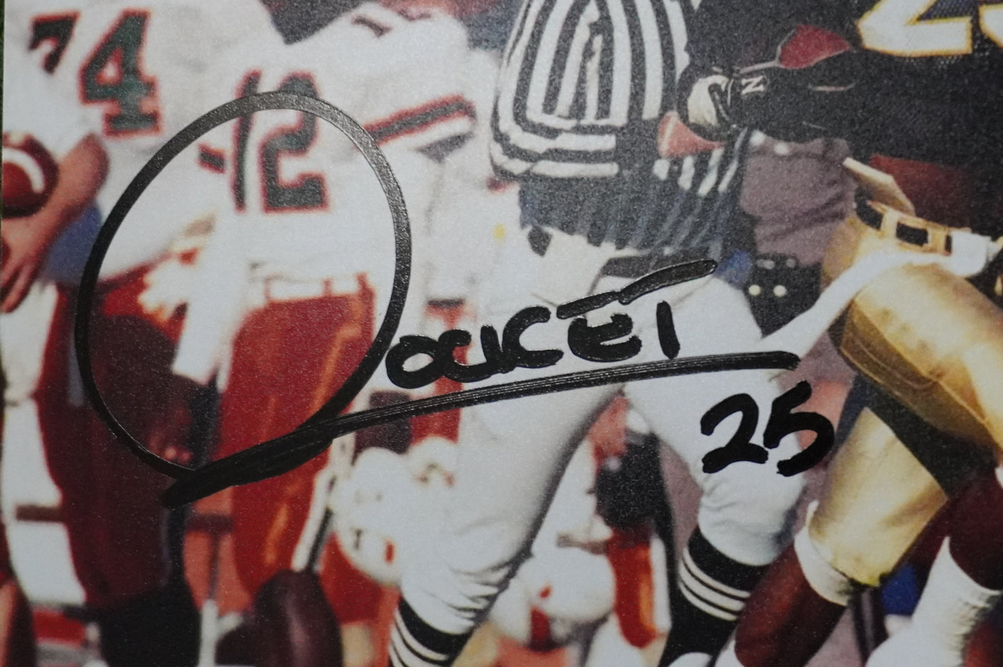 RAGHIB "ROCKET" ISMAIL SIGNED 8x10 Notre Dame BAS COA