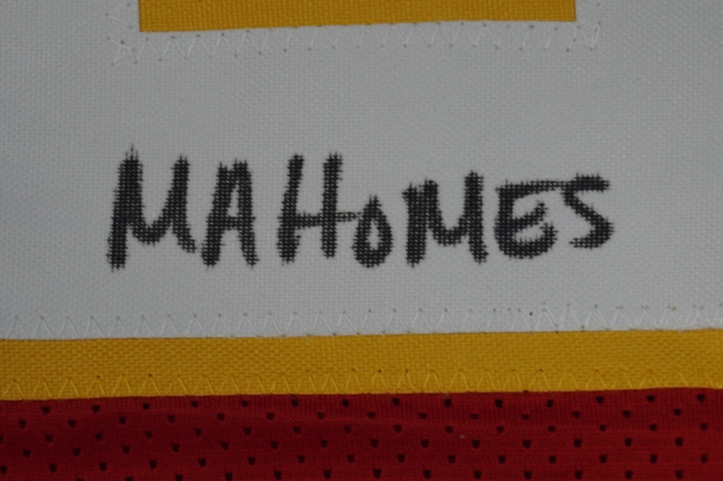 PAT PATRICK MAHOMES SR KANSAS CITY CHIEFS SIGNED JERSEY w/OG MVPMAKER BAS