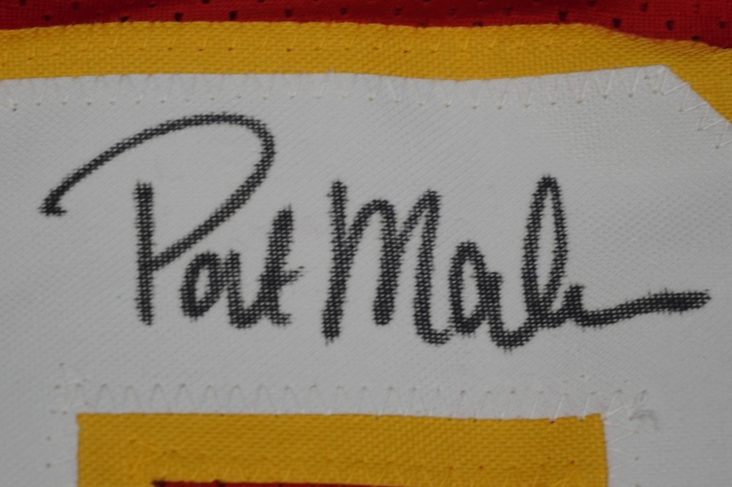 PAT PATRICK MAHOMES SR KANSAS CITY CHIEFS SIGNED JERSEY w/OG MVPMAKER BAS