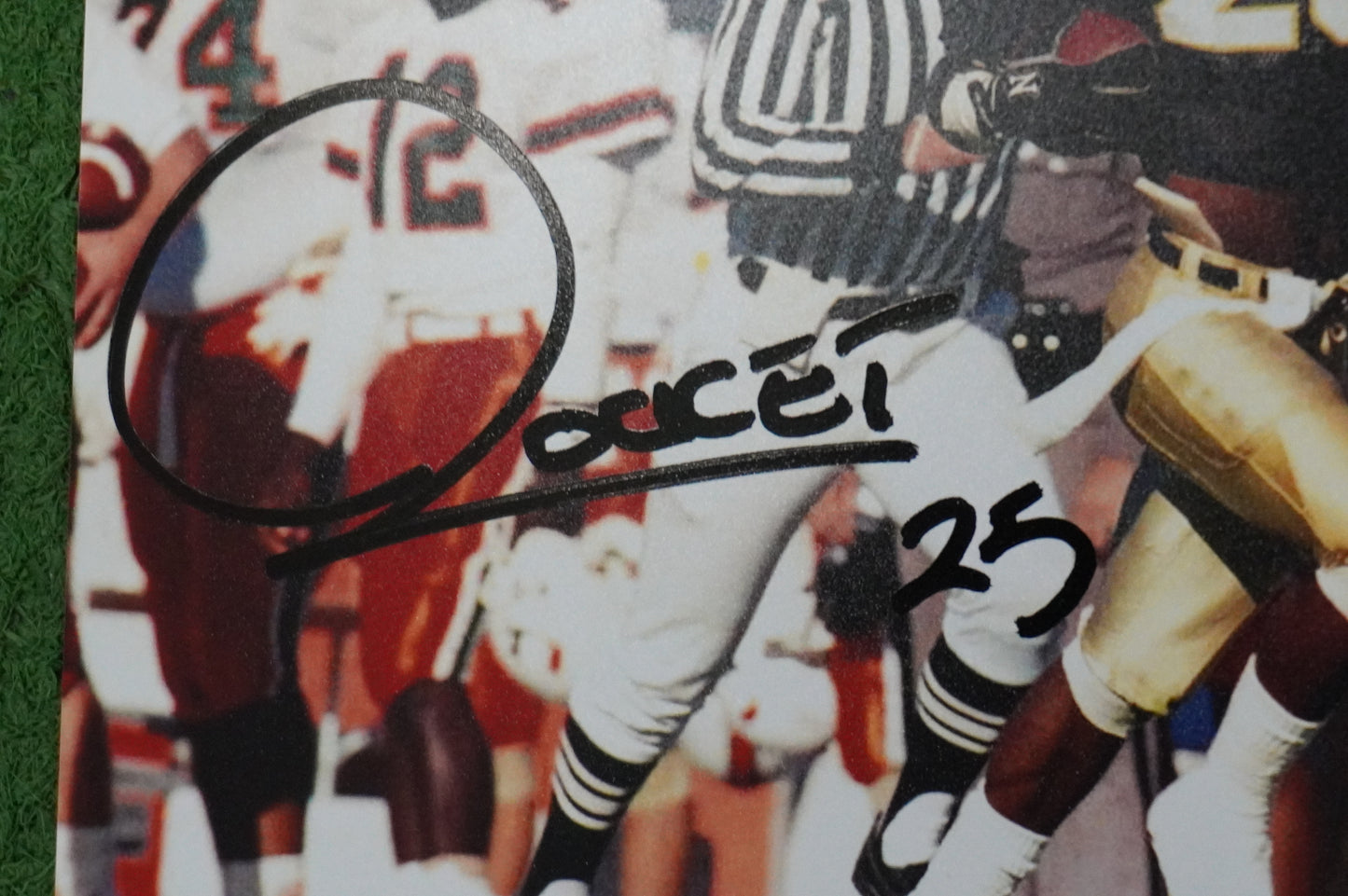 RAGHIB "ROCKET" ISMAIL SIGNED 8x10 Notre Dame BAS COA