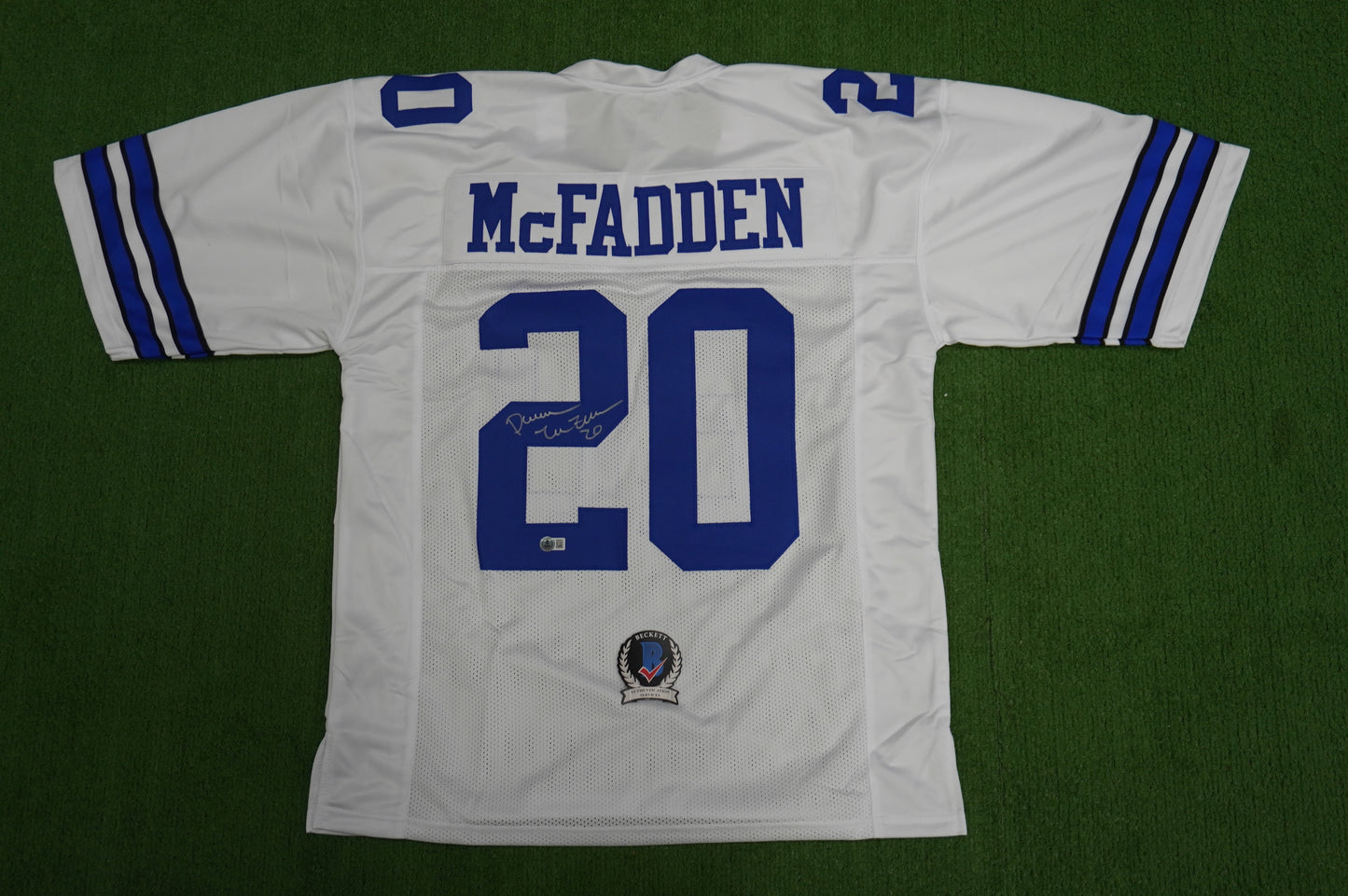 DARREN McFADDEN DALLAS COWBOYS SIGNED JERSEY Arkansas Razorbacks 2XL BAS