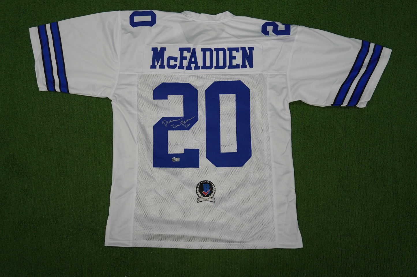DARREN McFADDEN DALLAS COWBOYS SIGNED JERSEY Arkansas Razorbacks 2XL BAS
