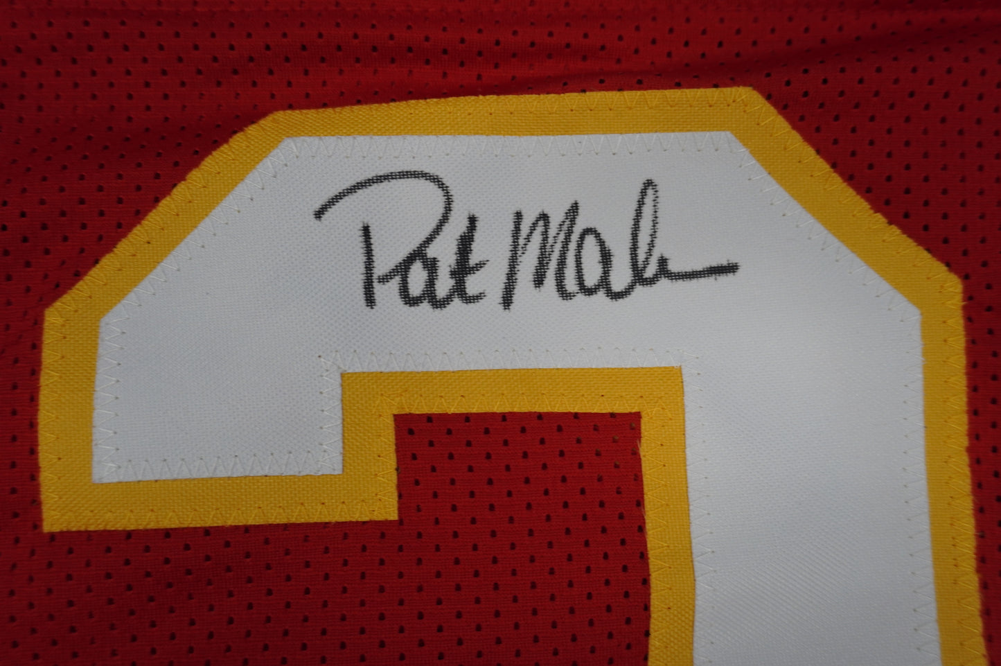 PAT PATRICK MAHOMES SR KANSAS CITY CHIEFS SIGNED JERSEY w/OG MVPMAKER BAS