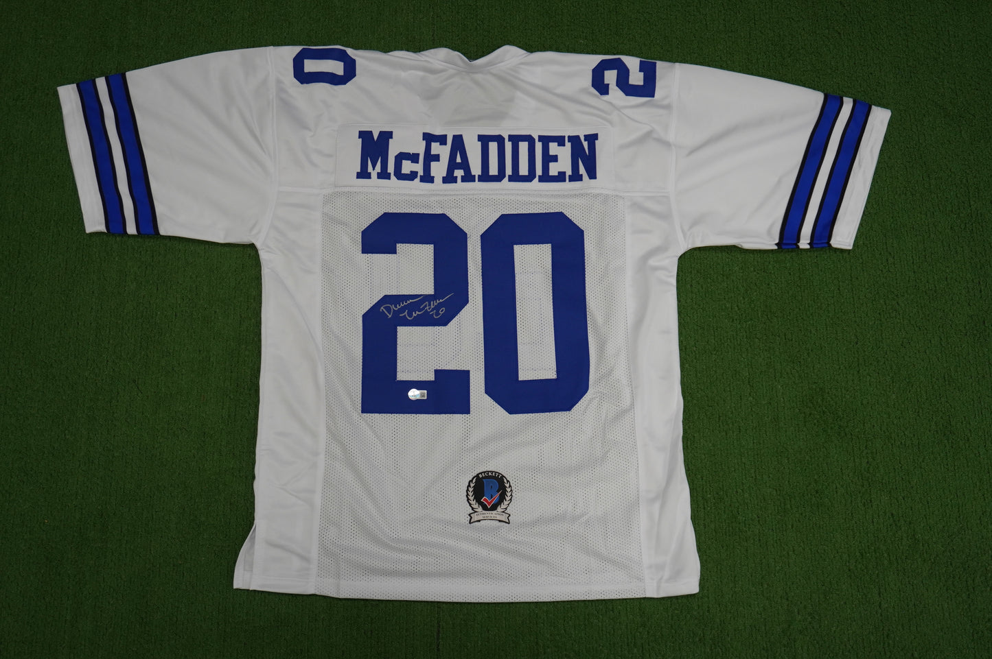 DARREN McFADDEN DALLAS COWBOYS SIGNED JERSEY Arkansas Razorbacks 2XL BAS