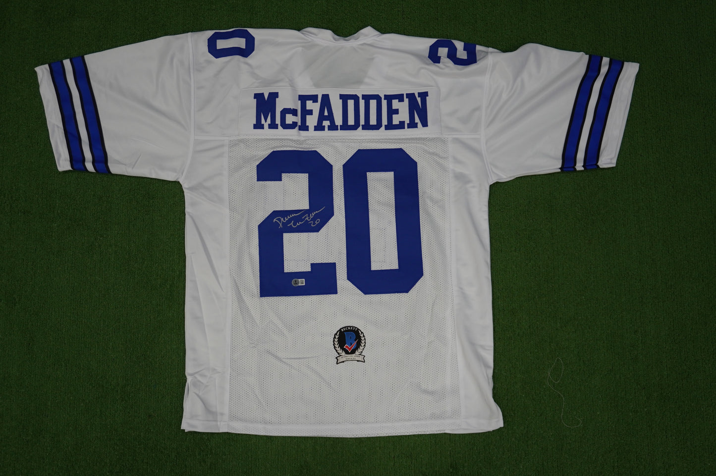 DARREN McFADDEN DALLAS COWBOYS SIGNED JERSEY Arkansas Razorbacks 2XL BAS