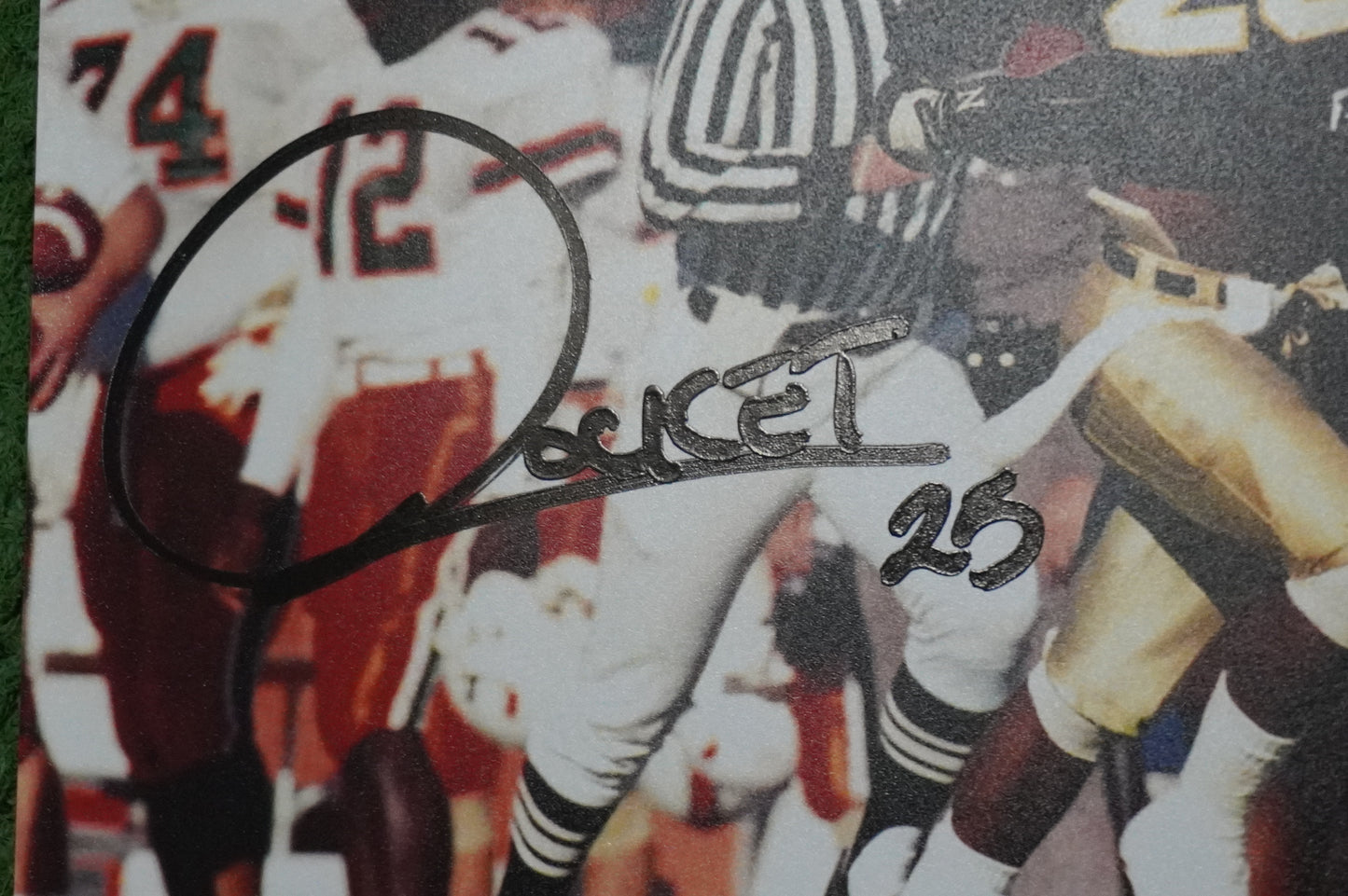 RAGHIB "ROCKET" ISMAIL SIGNED 8x10 Notre Dame BAS COA
