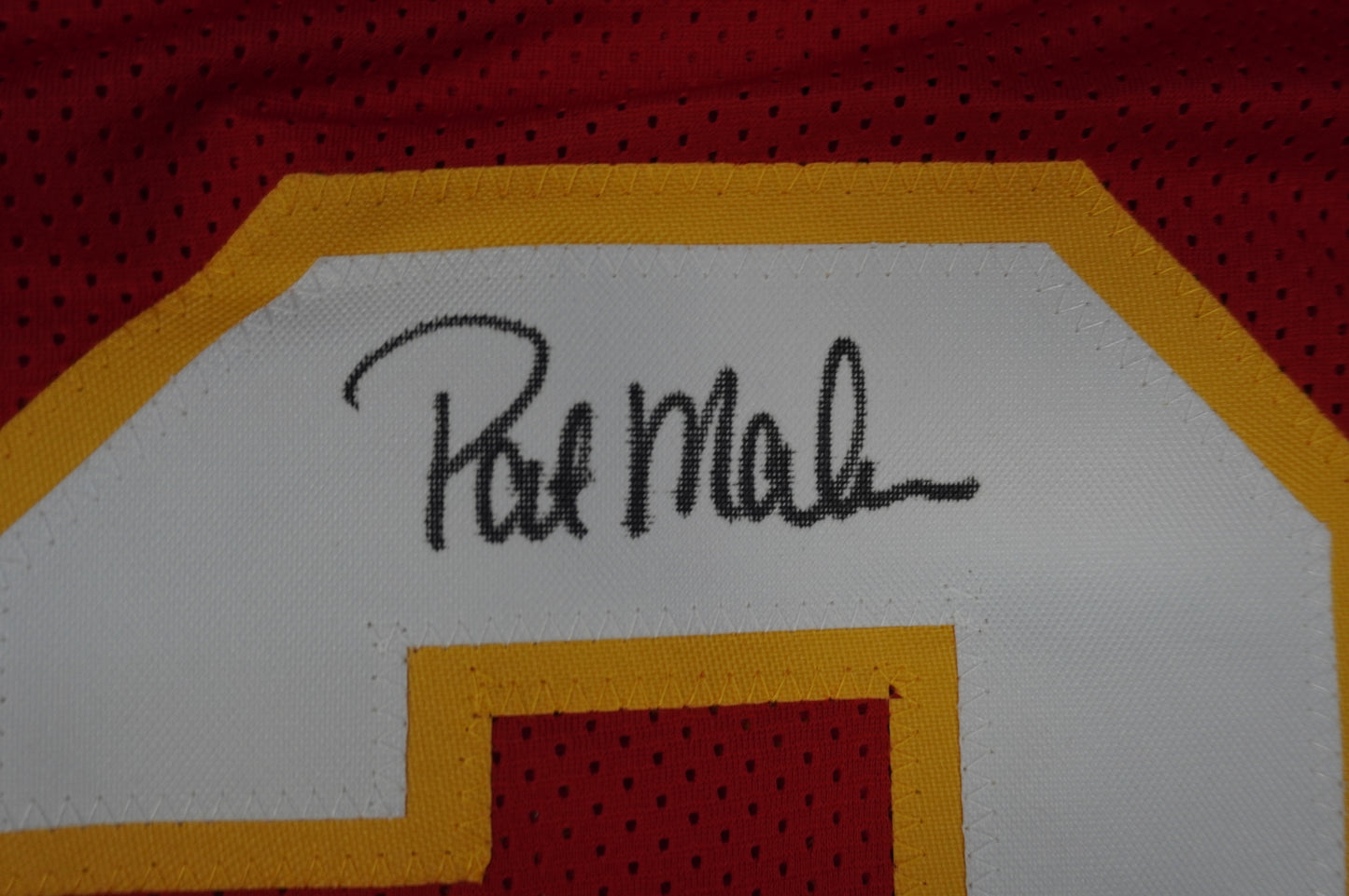 PAT PATRICK MAHOMES SR KANSAS CITY CHIEFS SIGNED JERSEY w/OG MVPMAKER BAS