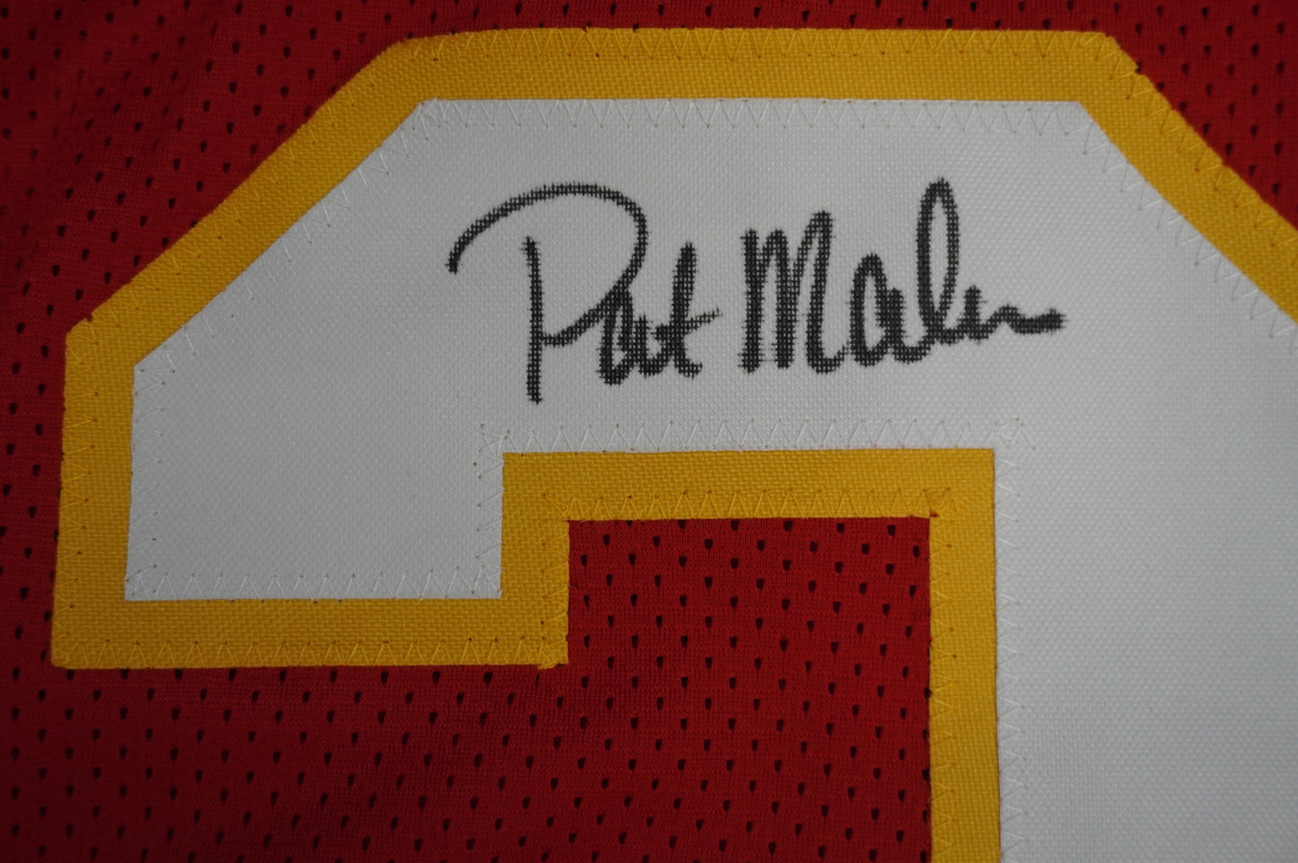 PAT PATRICK MAHOMES SR KANSAS CITY CHIEFS SIGNED JERSEY w/OG MVPMAKER BAS