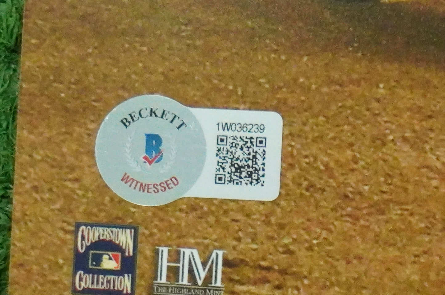 MICHAEL YOUNG TEXAS RANGERS Signed 8x10 Photo BAS COA