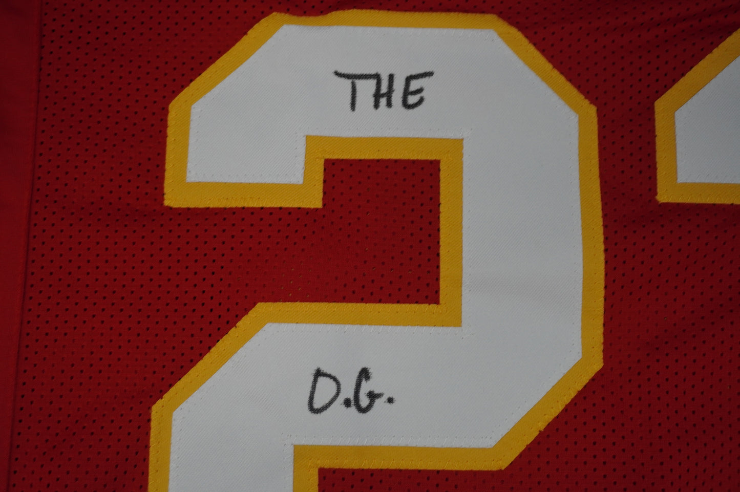 PAT PATRICK MAHOMES SR KANSAS CITY CHIEFS SIGNED JERSEY w/OG MVPMAKER BAS