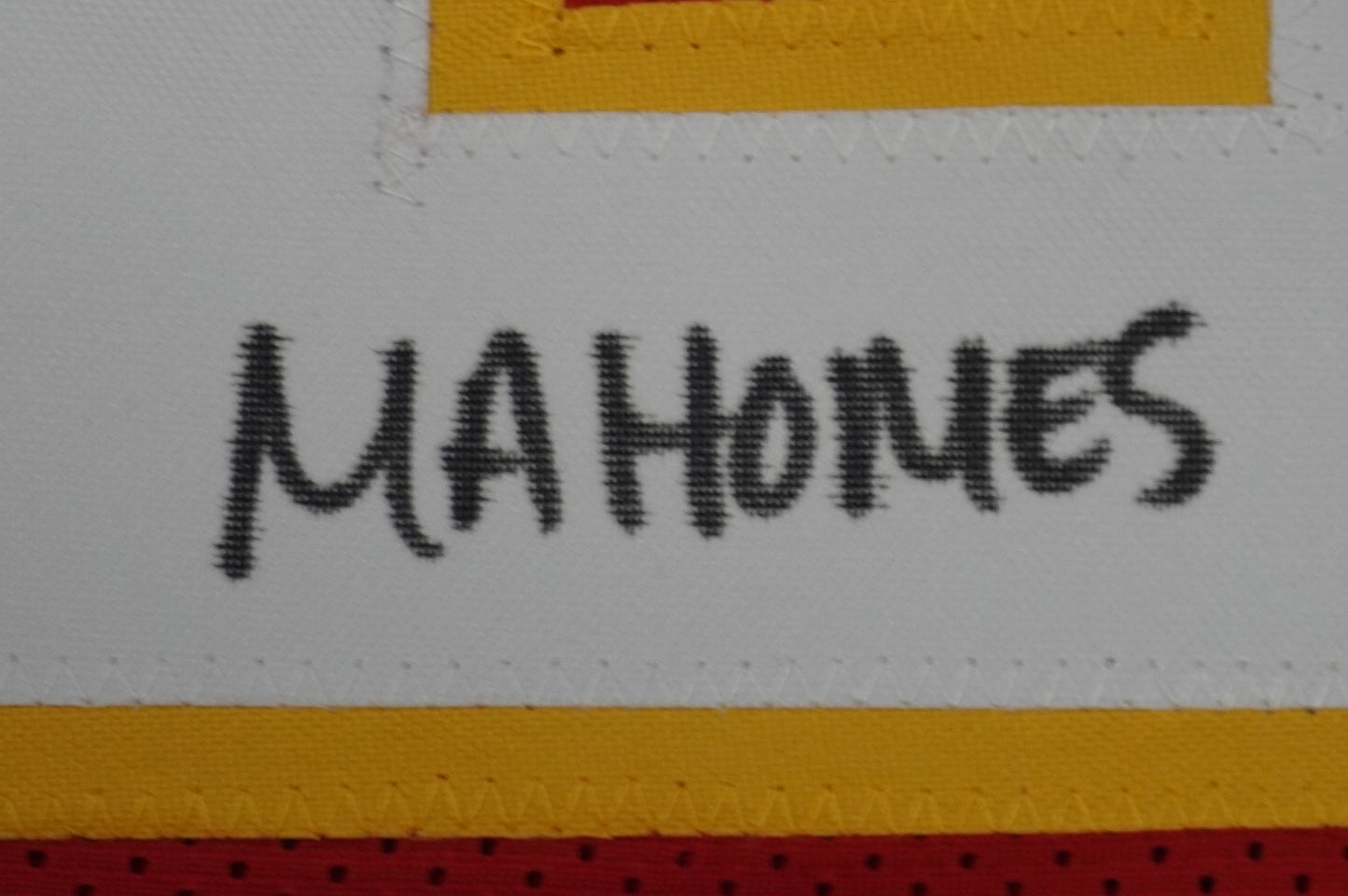 PAT PATRICK MAHOMES SR KANSAS CITY CHIEFS SIGNED JERSEY w/OG MVPMAKER BAS