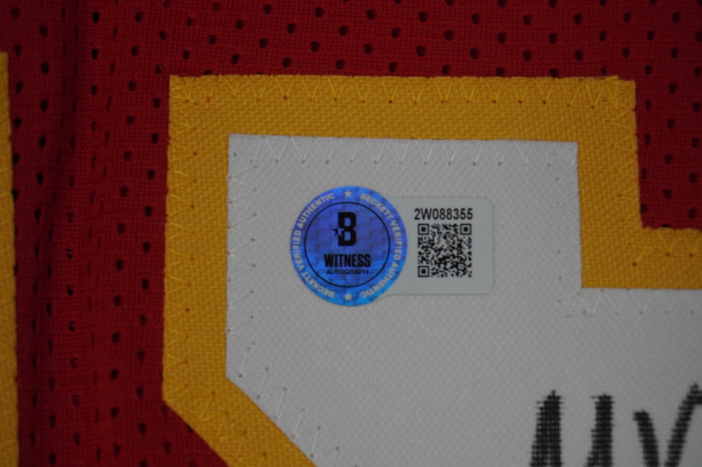 PAT PATRICK MAHOMES SR KANSAS CITY CHIEFS SIGNED JERSEY w/OG MVPMAKER BAS