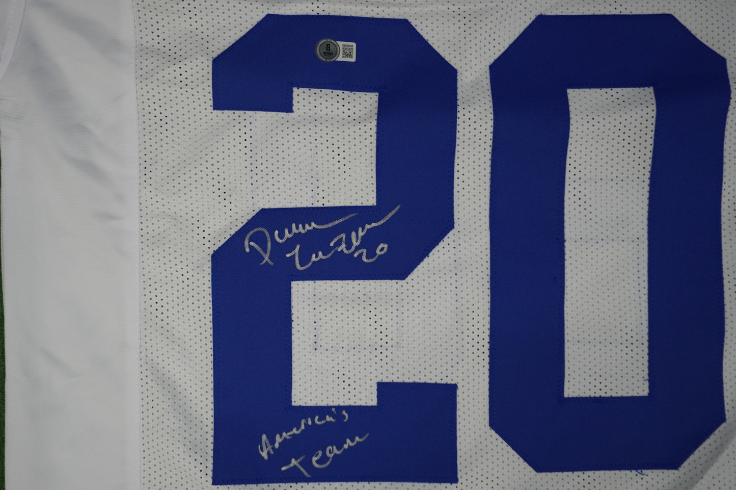 DARREN McFADDEN DALLAS COWBOYS SIGNED JERSEY w/Americas Team XL BAS