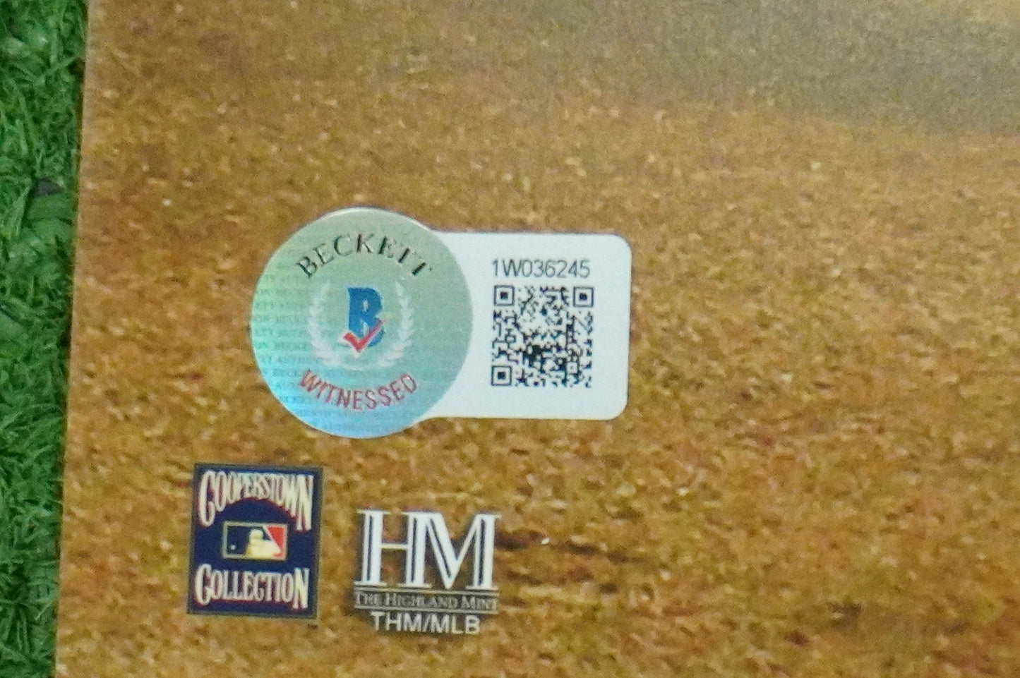 MICHAEL YOUNG TEXAS RANGERS Signed 8x10 Photo BAS COA