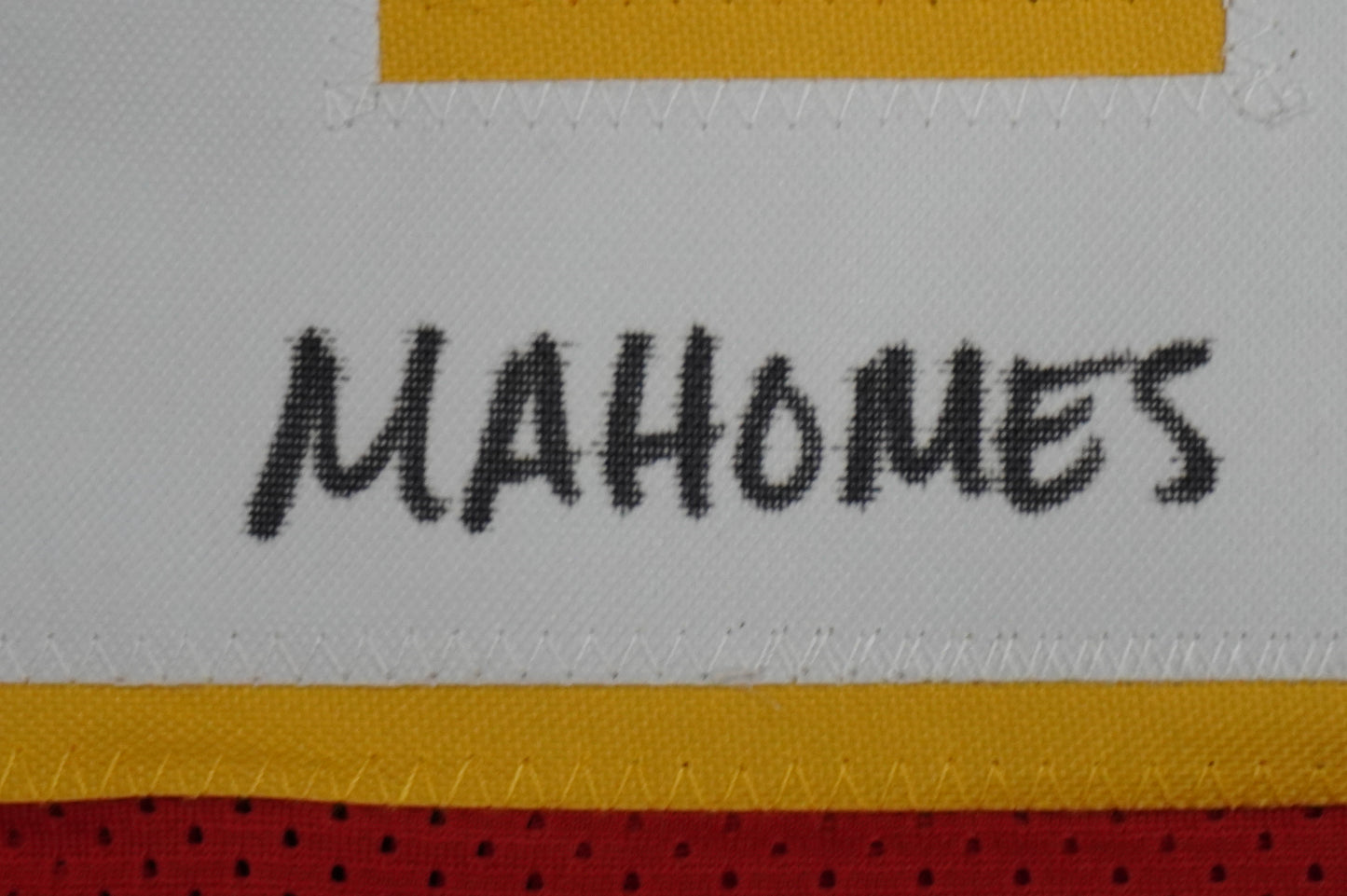 PAT PATRICK MAHOMES SR KANSAS CITY CHIEFS SIGNED JERSEY w/OG MVPMAKER BAS