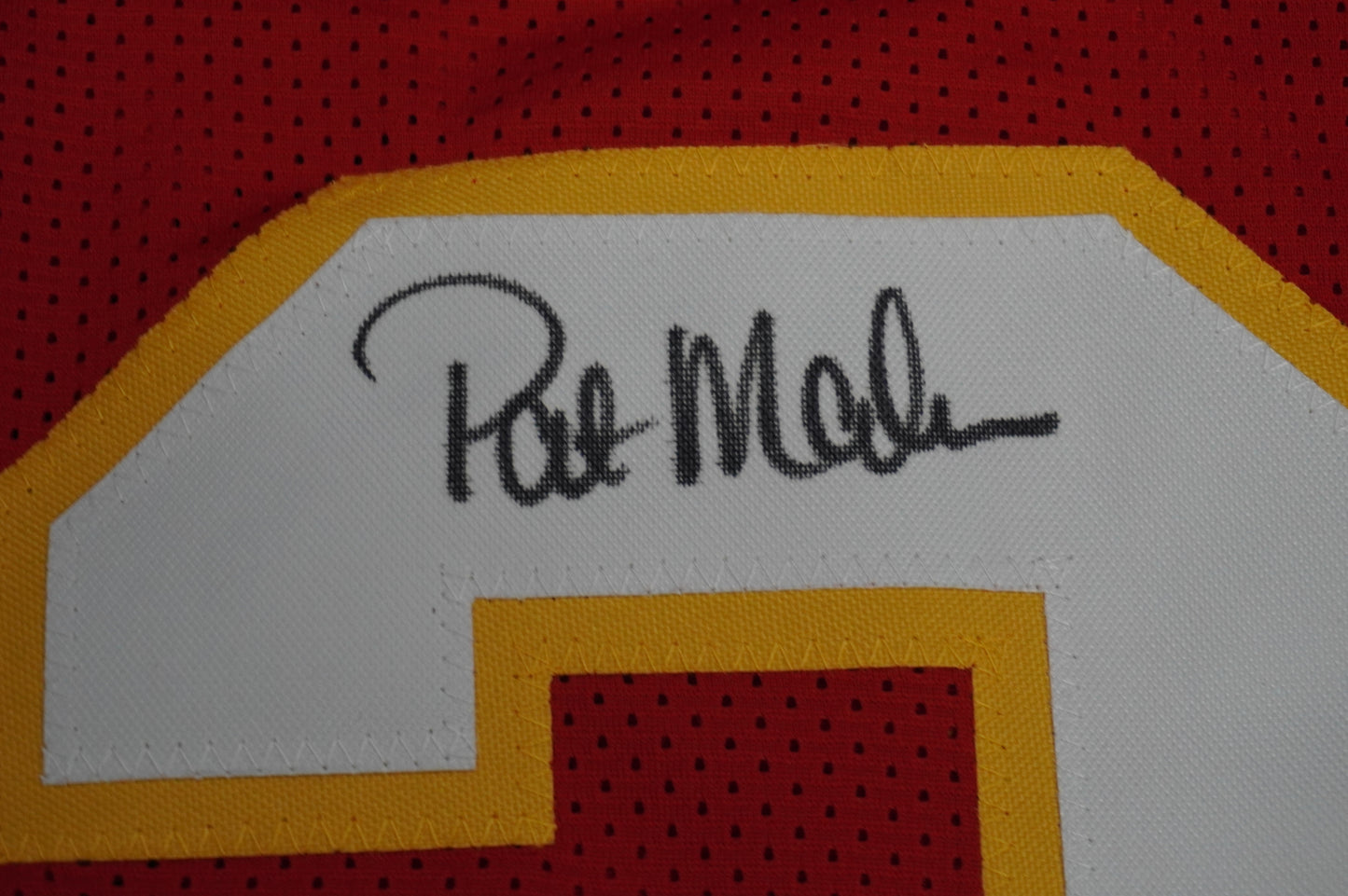 PAT PATRICK MAHOMES SR KANSAS CITY CHIEFS SIGNED JERSEY w/OG MVPMAKER BAS