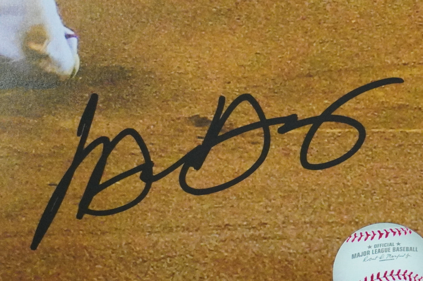 MICHAEL YOUNG TEXAS RANGERS Signed 8x10 Photo BAS COA