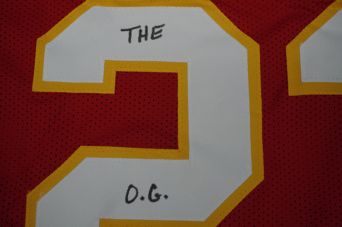 PAT PATRICK MAHOMES SR KANSAS CITY CHIEFS SIGNED JERSEY w/OG MVPMAKER BAS