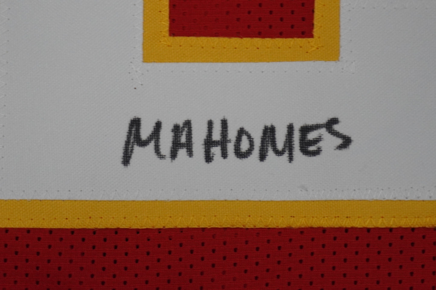 PAT PATRICK MAHOMES SR KANSAS CITY CHIEFS SIGNED JERSEY w/OG MVPMAKER BAS