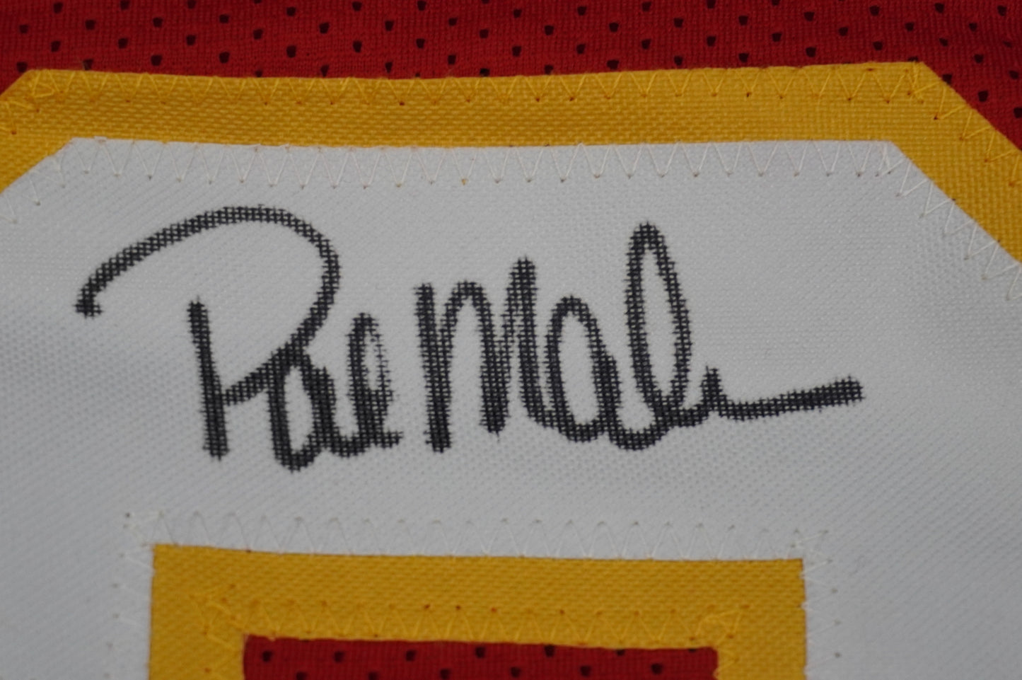 PAT PATRICK MAHOMES SR KANSAS CITY CHIEFS SIGNED JERSEY w/OG MVPMAKER BAS