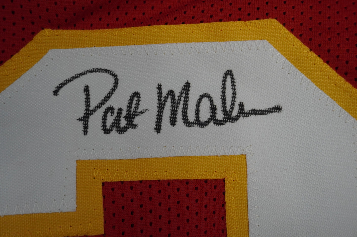 PAT PATRICK MAHOMES SR KANSAS CITY CHIEFS SIGNED JERSEY w/OG MVPMAKER BAS
