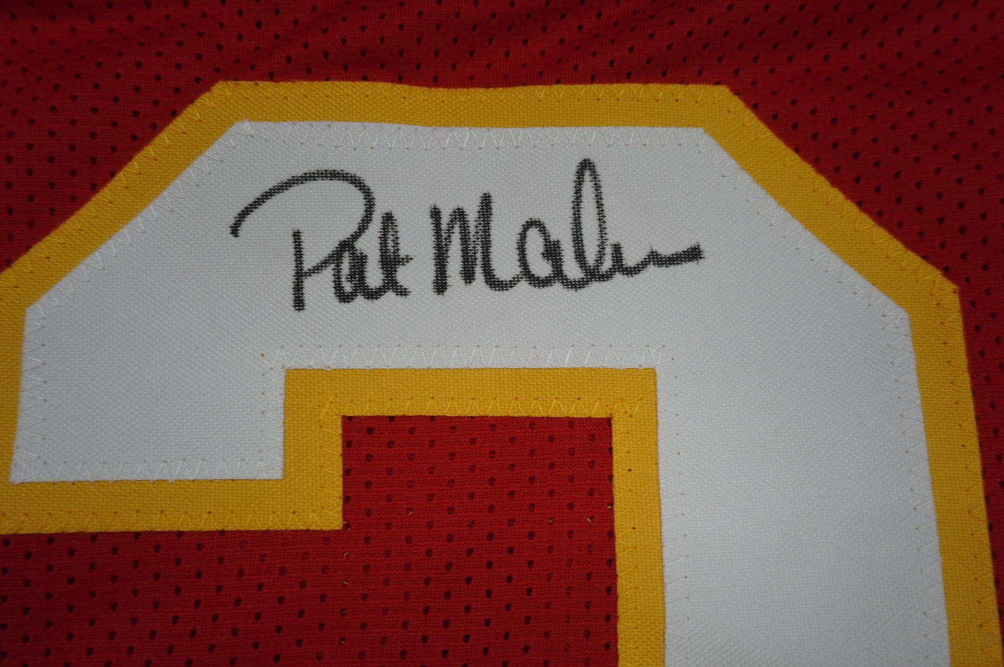PAT PATRICK MAHOMES SR KANSAS CITY CHIEFS SIGNED JERSEY w/OG MVPMAKER BAS