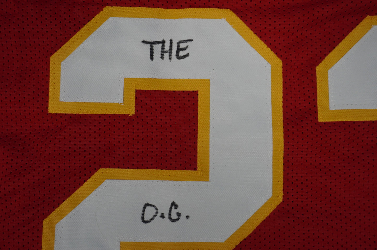 PAT PATRICK MAHOMES SR KANSAS CITY CHIEFS SIGNED JERSEY w/OG MVPMAKER BAS