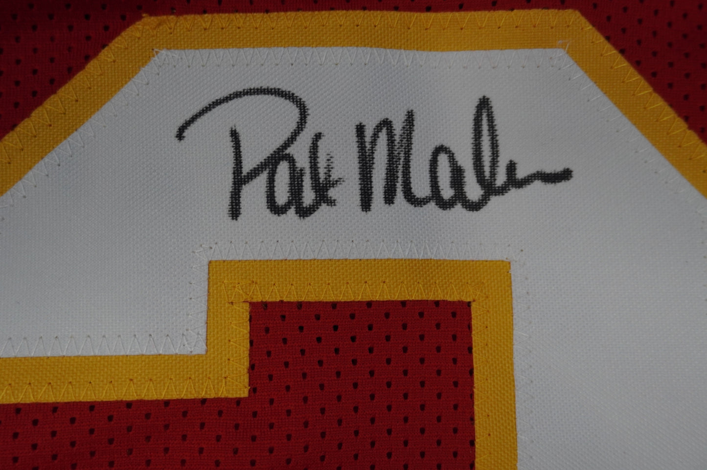 PAT PATRICK MAHOMES SR KANSAS CITY CHIEFS SIGNED JERSEY w/OG MVPMAKER BAS