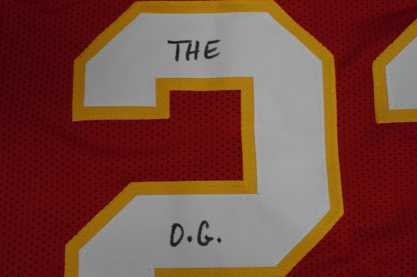PAT PATRICK MAHOMES SR KANSAS CITY CHIEFS SIGNED JERSEY w/OG MVPMAKER BAS