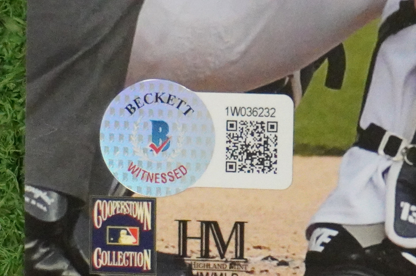 MICHAEL YOUNG TEXAS RANGERS Signed 8x10 Photo BAS COA