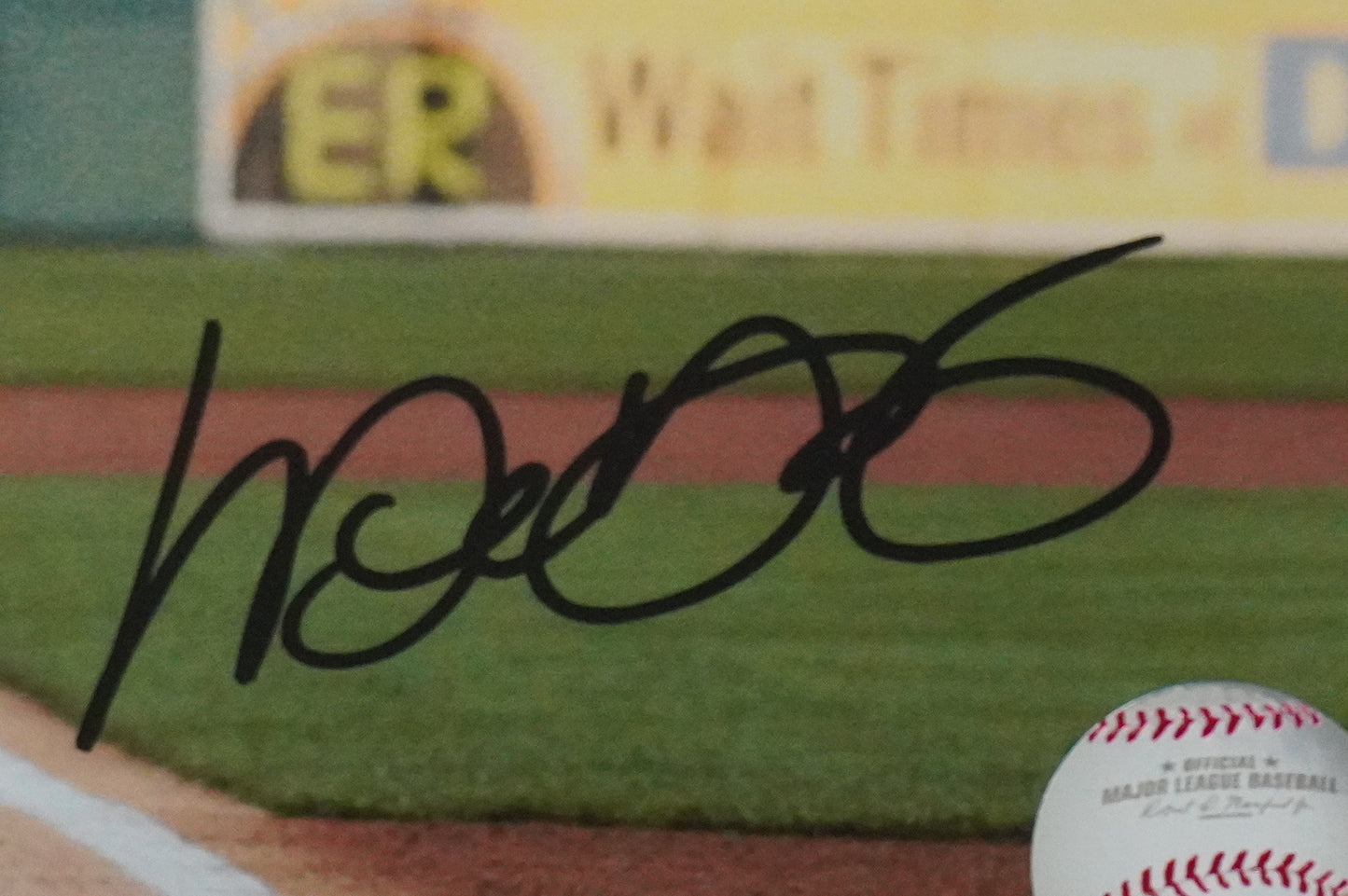 MICHAEL YOUNG TEXAS RANGERS Signed 8x10 Photo BAS COA