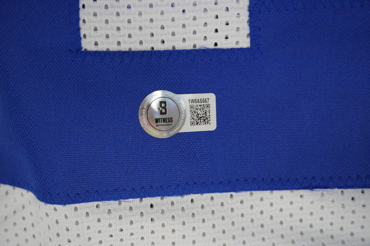 DARREN McFADDEN DALLAS COWBOYS SIGNED JERSEY Arkansas Razorbacks L BAS