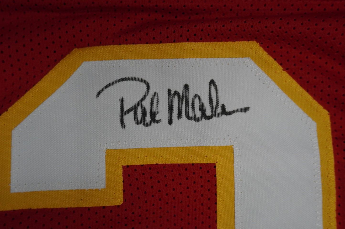 PAT PATRICK MAHOMES SR KANSAS CITY CHIEFS SIGNED JERSEY w/OG MVPMAKER BAS