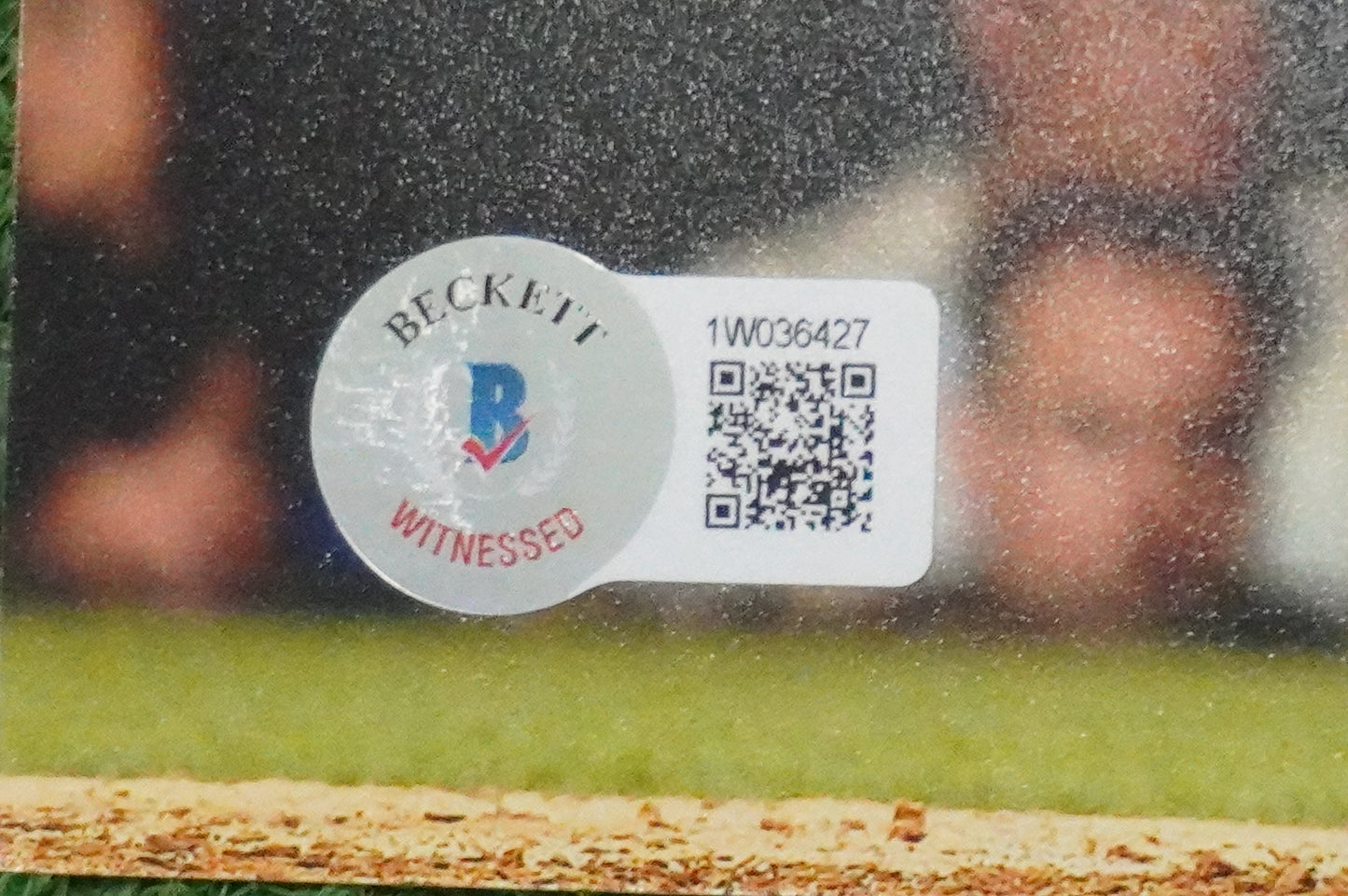 MICHAEL YOUNG TEXAS RANGERS Signed 8x10 Photo BAS COA