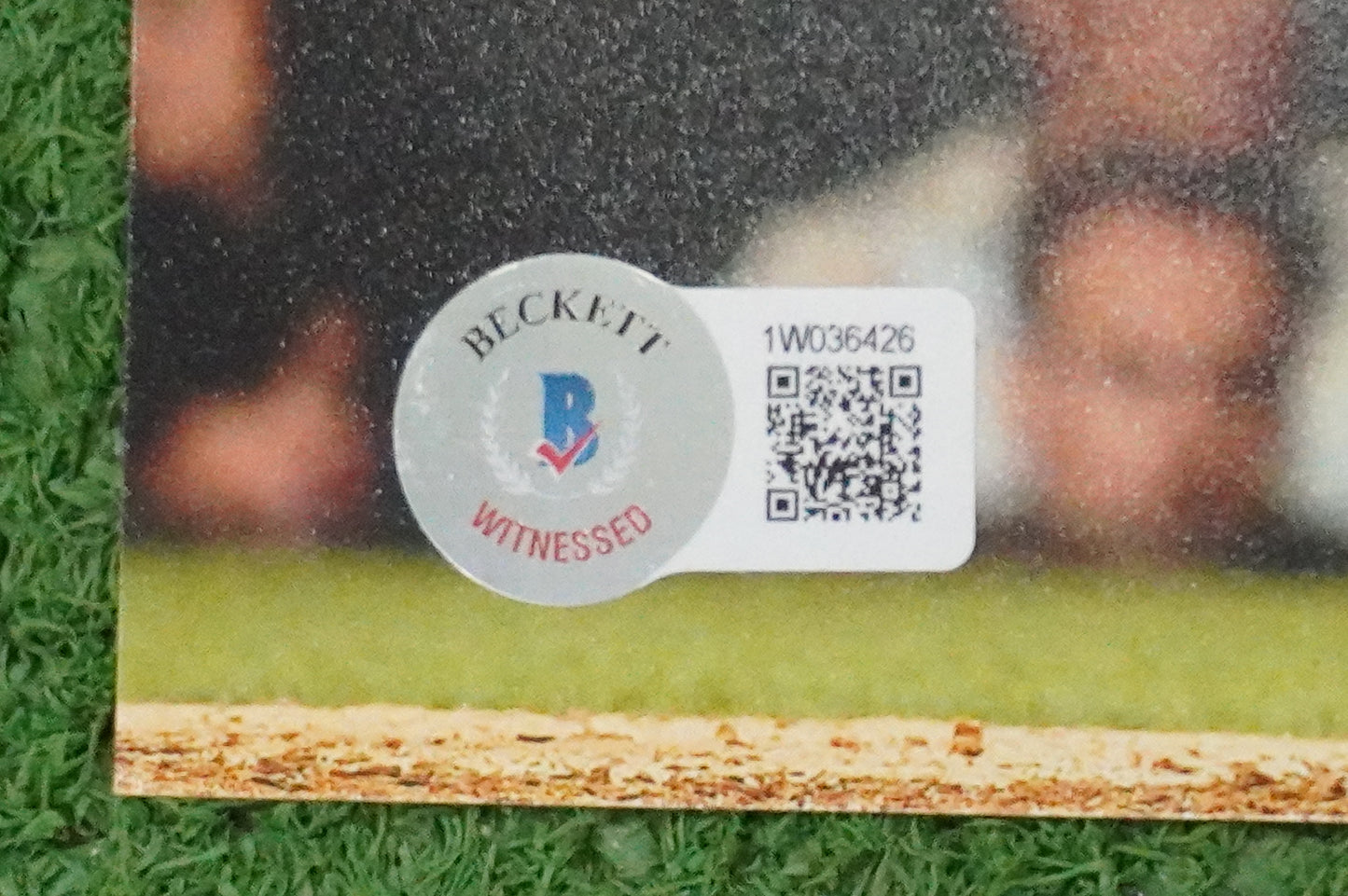 MICHAEL YOUNG TEXAS RANGERS Signed 8x10 Photo BAS COA