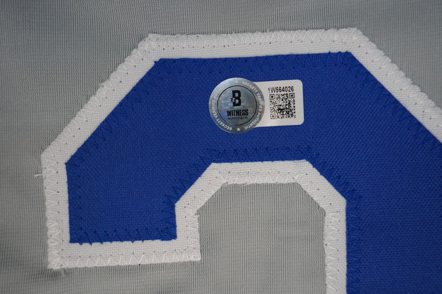 RUBEN SIERRA TEXAS RANGERS SIGNED ROAD JERSEY w/El Caballo BAS COA