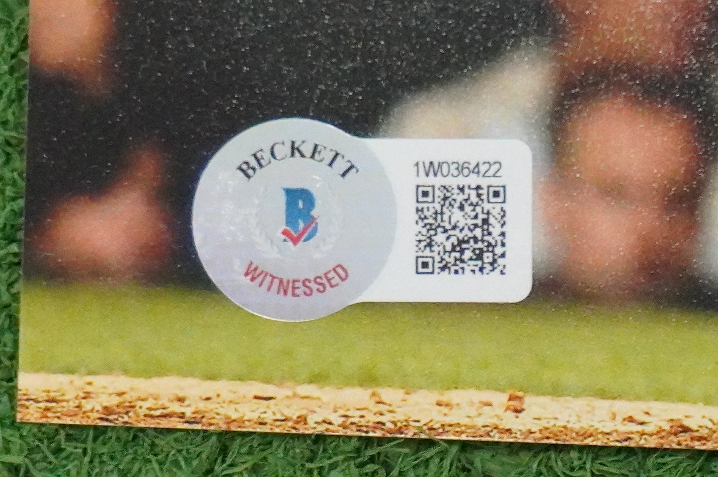 MICHAEL YOUNG TEXAS RANGERS Signed 8x10 Photo BAS COA