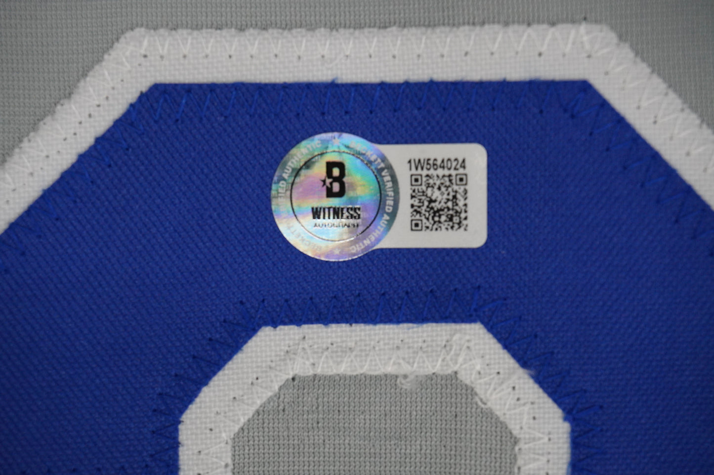 RUBEN SIERRA TEXAS RANGERS SIGNED ROAD JERSEY w/El Caballo BAS COA