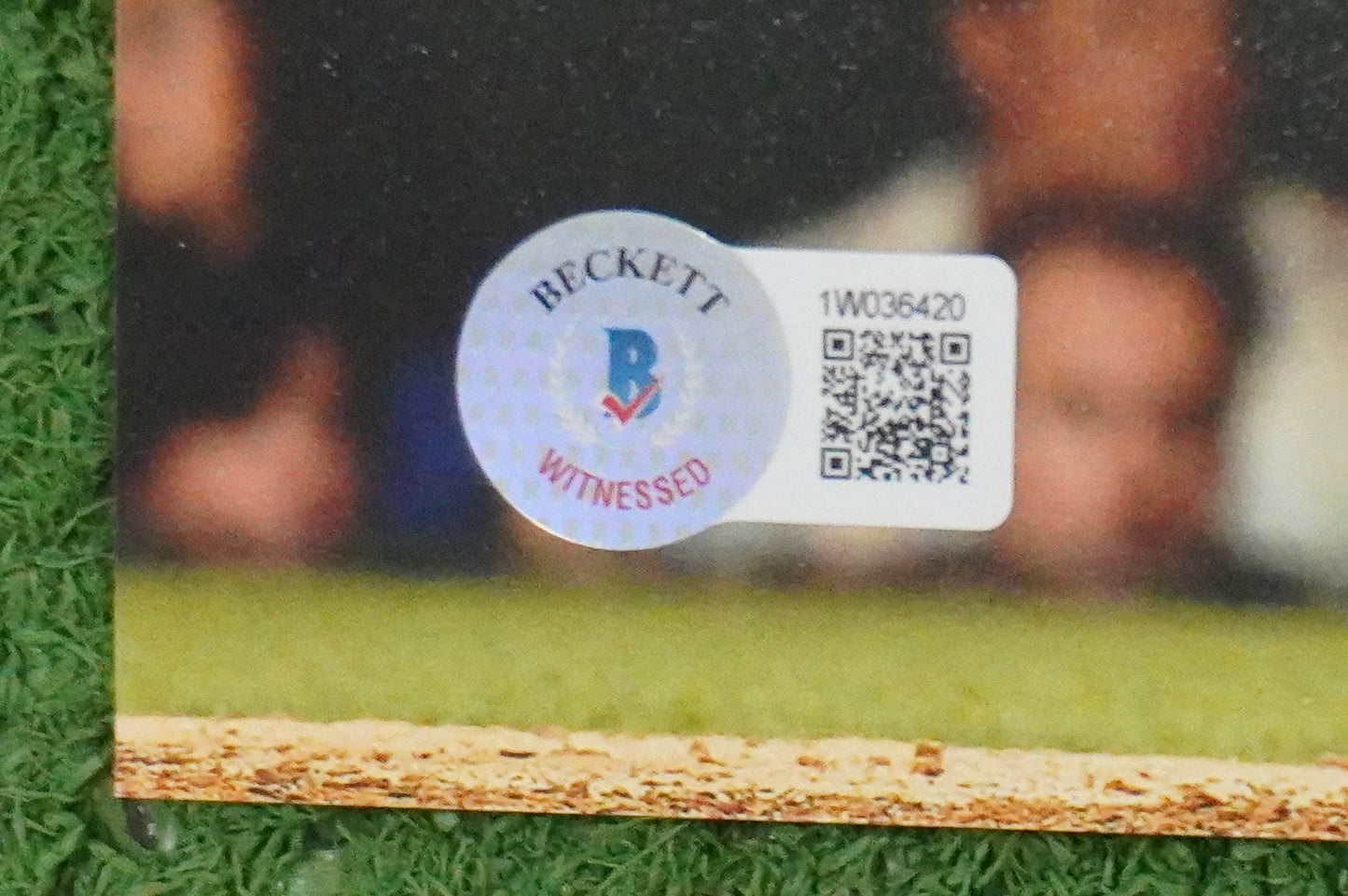 MICHAEL YOUNG TEXAS RANGERS Signed 8x10 Photo BAS COA