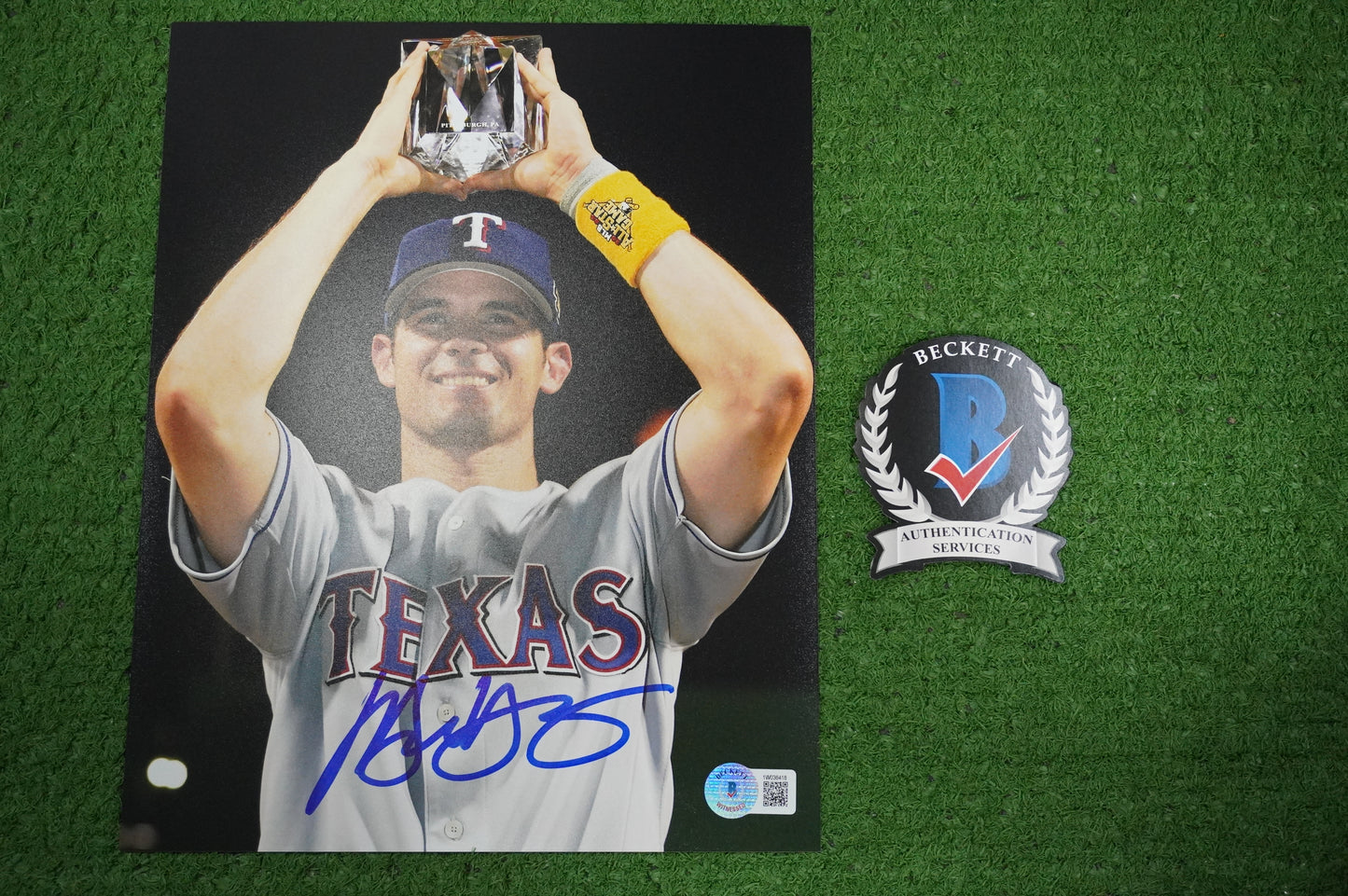 MICHAEL YOUNG SIGNED 8x10 PHOTO 2006 All-Star Game BAS COA