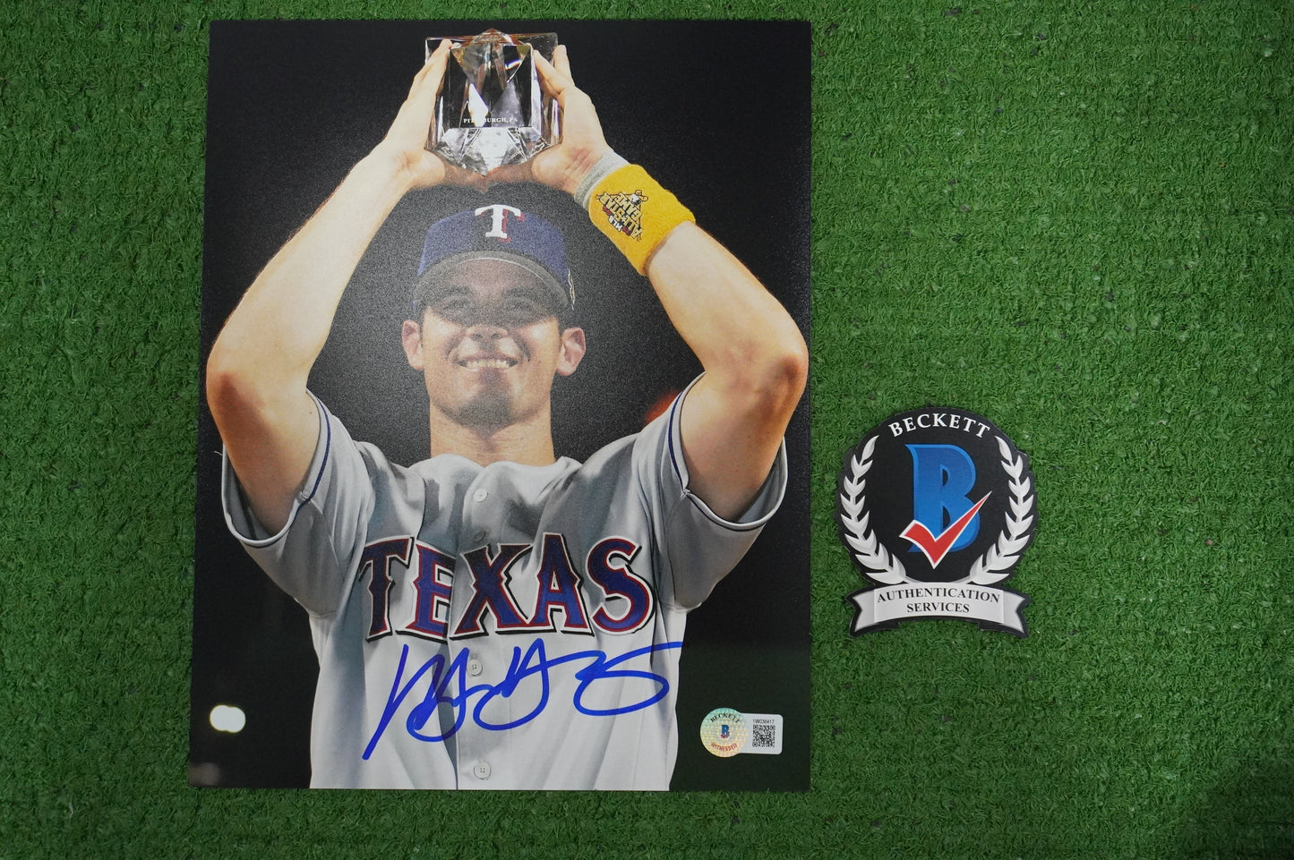 MICHAEL YOUNG SIGNED 8x10 PHOTO 2006 All-Star Game BAS COA