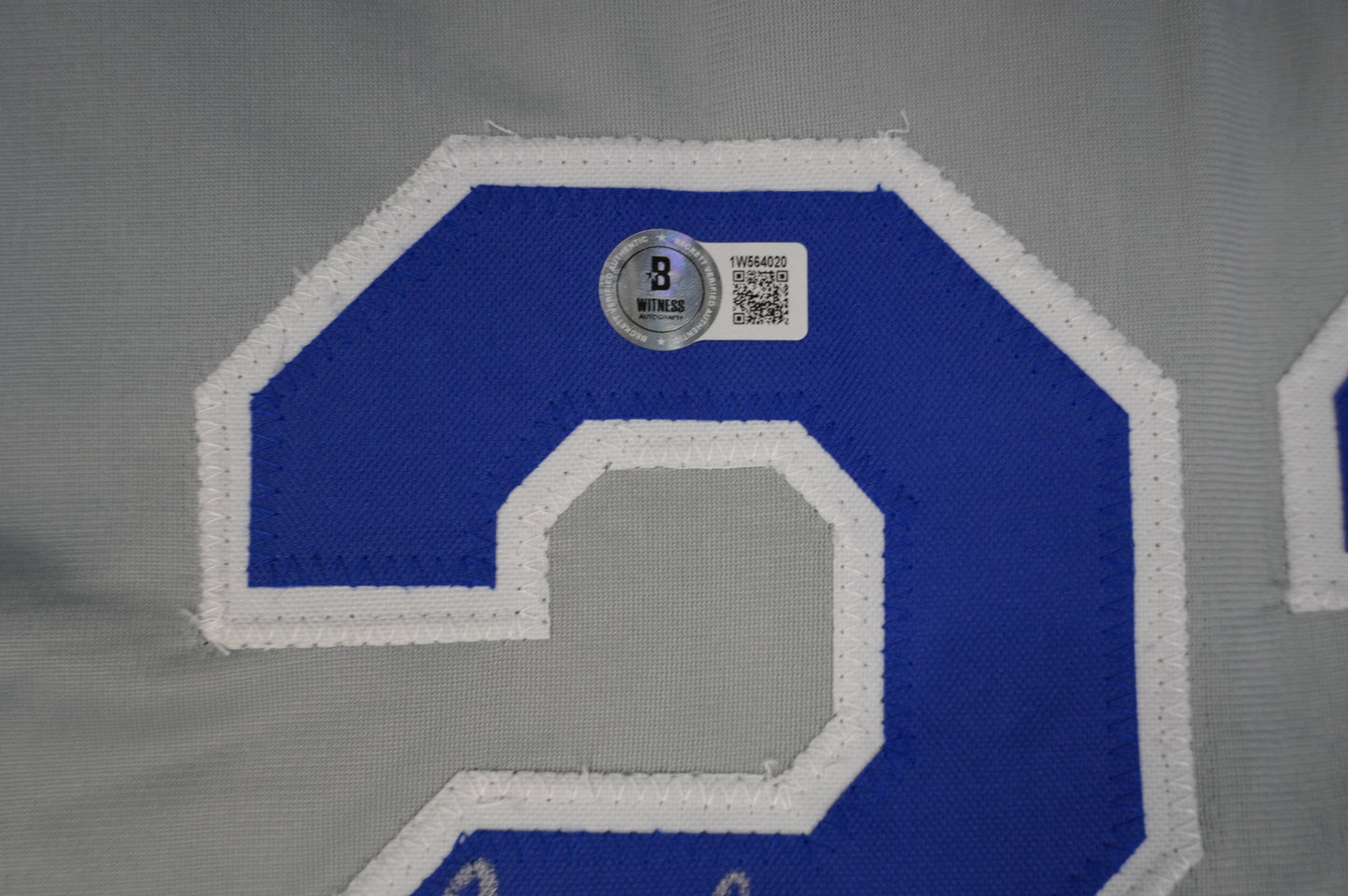 RUBEN SIERRA TEXAS RANGERS SIGNED ROAD JERSEY w/El Caballo BAS COA