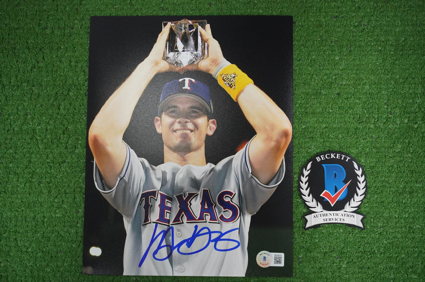 MICHAEL YOUNG SIGNED 8x10 PHOTO 2006 All-Star Game BAS COA