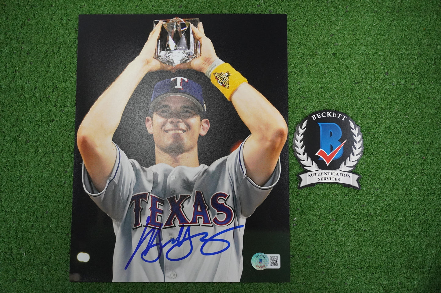 MICHAEL YOUNG SIGNED 8x10 PHOTO 2006 All-Star Game BAS COA