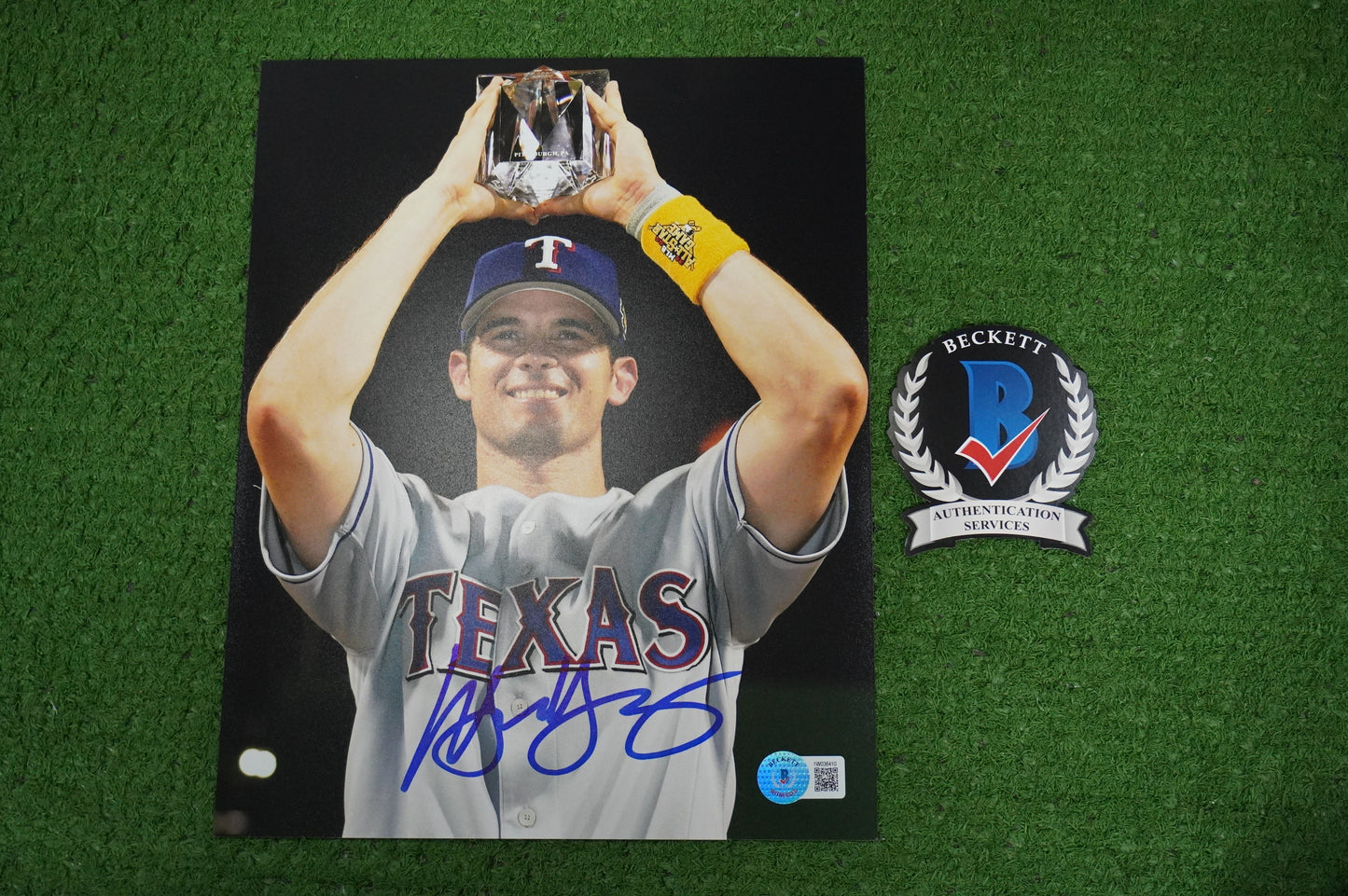 MICHAEL YOUNG SIGNED 8x10 PHOTO 2006 All-Star Game BAS COA