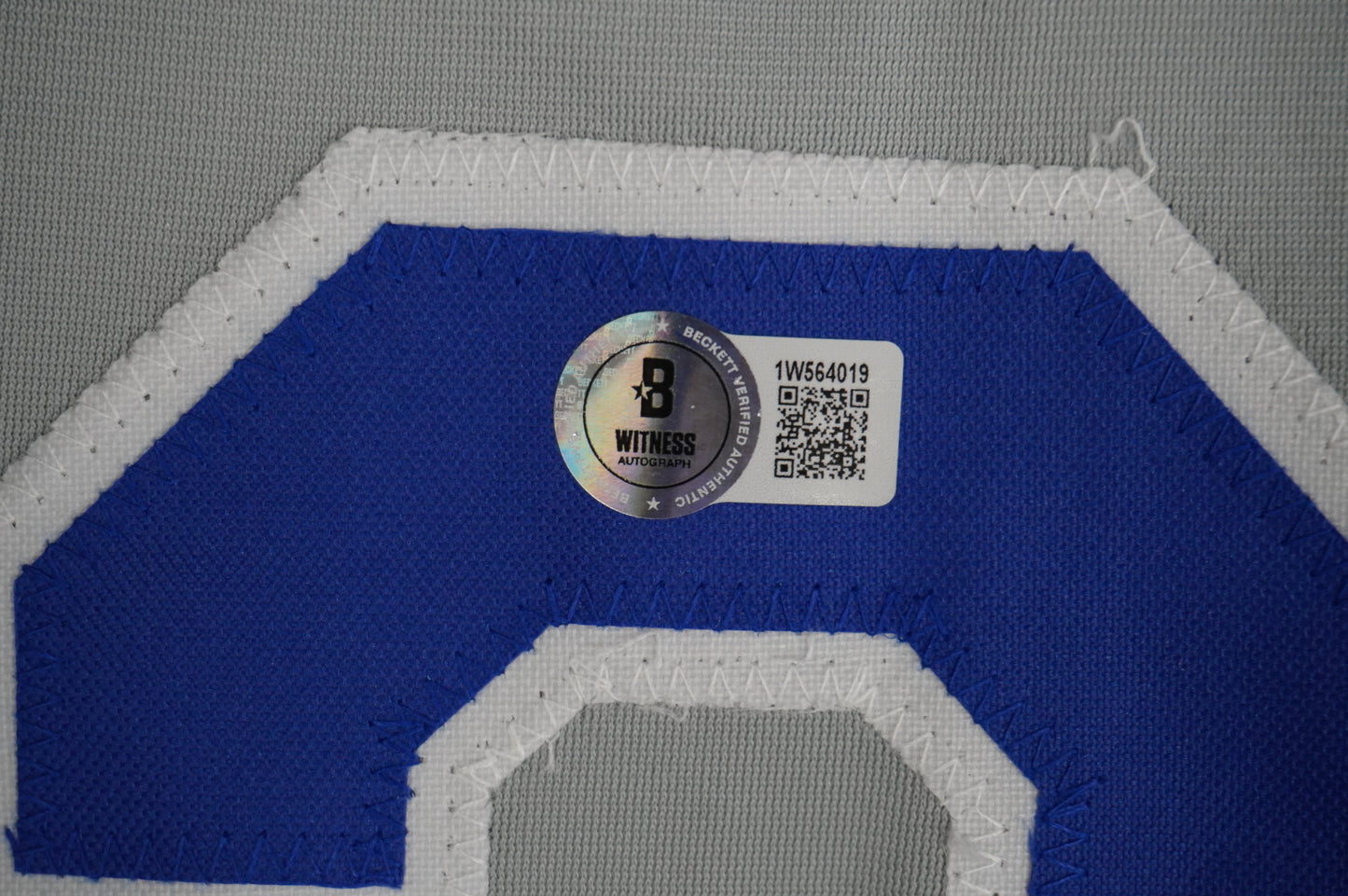 RUBEN SIERRA TEXAS RANGERS SIGNED ROAD JERSEY w/El Caballo BAS COA