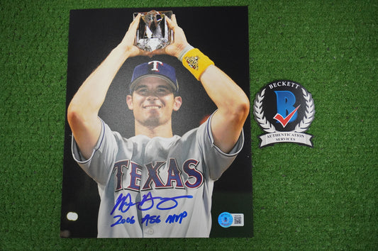 MICHAEL YOUNG SIGNED 8x10 PHOTO 2006 All-Star Game w/"2006 ASG MVP" BAS COA